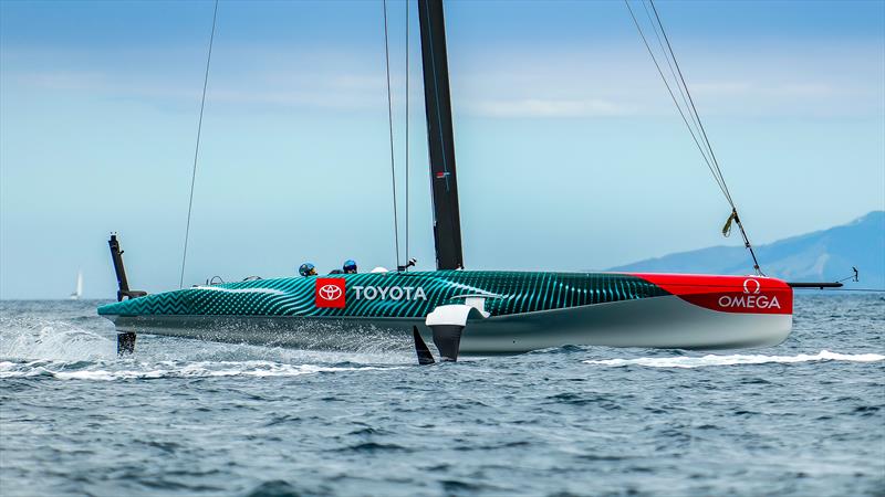 Emirates Team New Zealand - LEQ12 Prototype - Day 50 - December 18, 2023 - Auckland photo copyright Sam Thom/America's Cup taken at Royal New Zealand Yacht Squadron and featuring the AC40 class