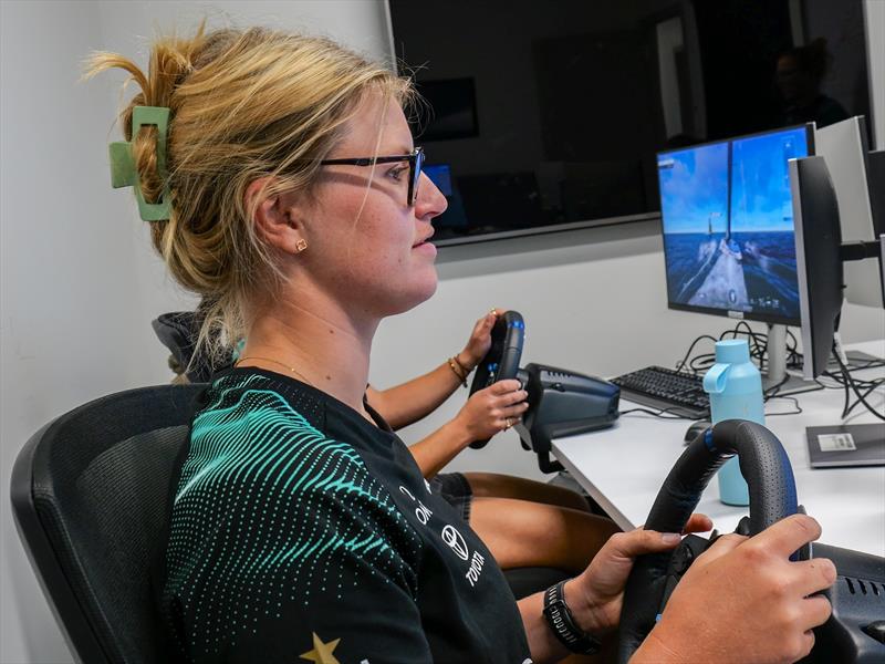 Emirates Team NZ Women's America's Cup team selection in process - December 2023 photo copyright Emirates Team New Zealand taken at Royal New Zealand Yacht Squadron and featuring the AC40 class