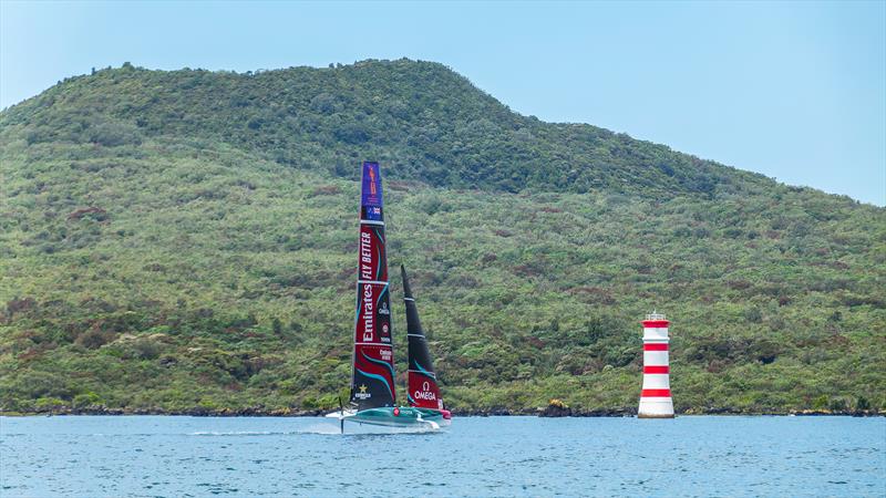 Emirates Team New Zealand - AC40 - Day 52 - December 21, 2023 - Auckland photo copyright Sam Thom/America's Cup taken at Royal New Zealand Yacht Squadron and featuring the AC40 class