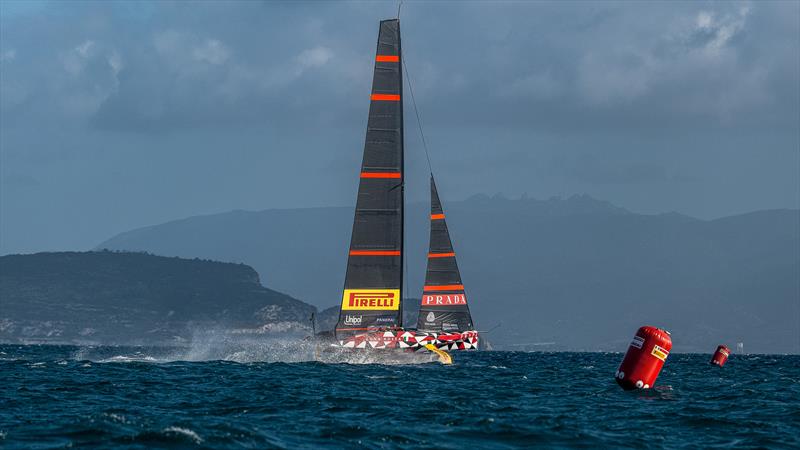 Luna Rossa Prada Pirelli - LEQ12 - Day 107 - December 21, 2023 - Cagliari photo copyright Ivo Rovira / America's Cup taken at Circolo della Vela Sicilia and featuring the AC40 class