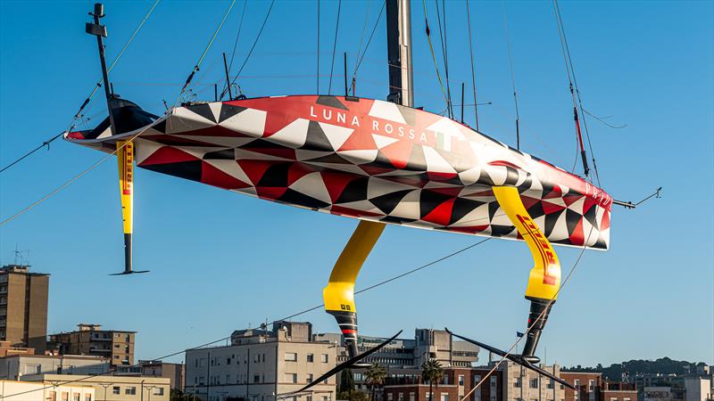 Luna Rossa Prada Pirelli - LEQ12 - Day 107 - December 21, 2023 - Cagliari photo copyright Ivo Rovira / America's Cup taken at Circolo della Vela Sicilia and featuring the AC40 class