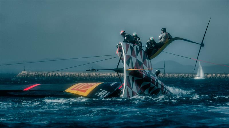 Luna Rossa Prada Pirelli - LEQ12 - Day 107 - December 21, 2023 - Cagliari photo copyright Ivo Rovira / America's Cup taken at Circolo della Vela Sicilia and featuring the AC40 class