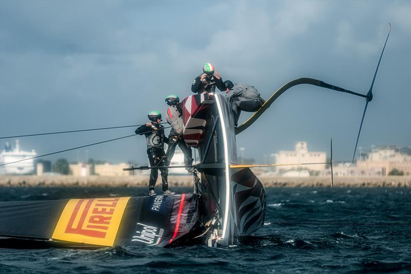 Luna Rossa Prada Pirelli - LEQ12 - Day 107 - December 21, 2023 - Cagliari photo copyright Ivo Rovira / America's Cup taken at Circolo della Vela Sicilia and featuring the AC40 class