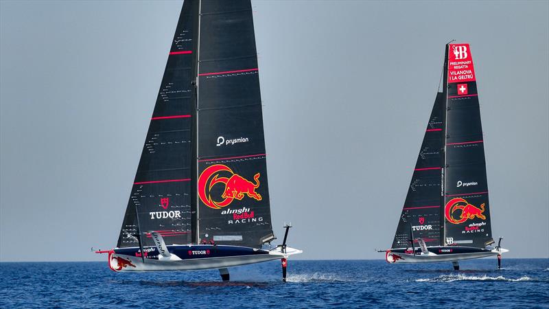 Alinghi  Red Bull Racing - AC40 - Day 58 - November 8, 2023 - Jeddah photo copyright Alex Carabi / America's Cup taken at Société Nautique de Genève and featuring the AC40 class