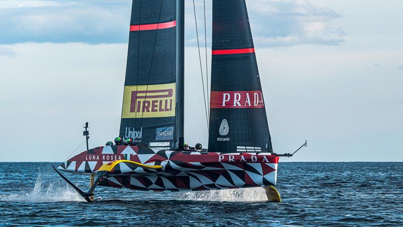 Luna Rossa Prada Pirelli - LEQ12 - Day 96 - November 8, 2023 - Cagliari photo copyright Ivo Rovira / America's Cup taken at Circolo della Vela Sicilia and featuring the AC40 class