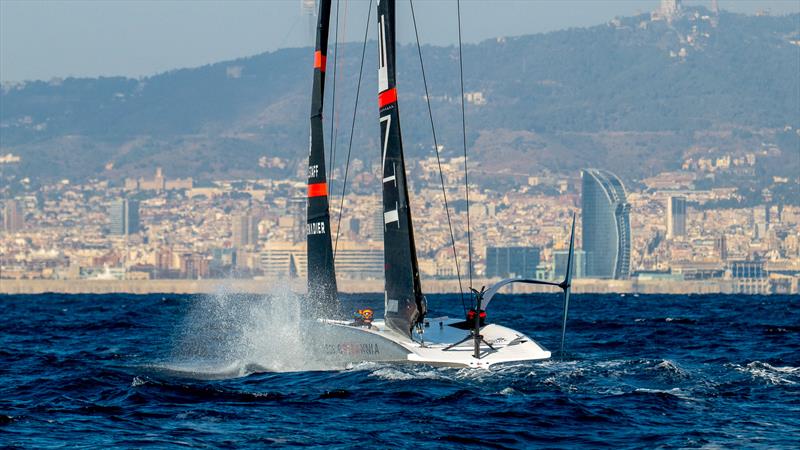 INEOS Britannia - AC40's - Day 1 - January 10, 2024 - Barcelona - photo © Paul Todd/America's Cup