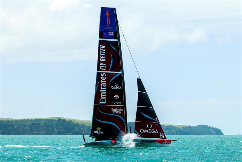 Emirates Team New Zealand - LEQ12 Prototype - Day 55 - January 18, 2024 - Auckland - photo © Sam Thom/America's Cup