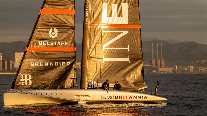 INEOS Britannia - AC40's - Day 3 - January 17, 2024 - Barcelona - photo © Paul Todd/America's Cup