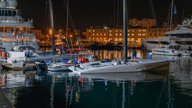 INEOS Britannia - AC40's - Day 3 - January 17, 2024 - Barcelona photo copyright Paul Todd/America's Cup taken at Royal Yacht Squadron and featuring the AC40 class