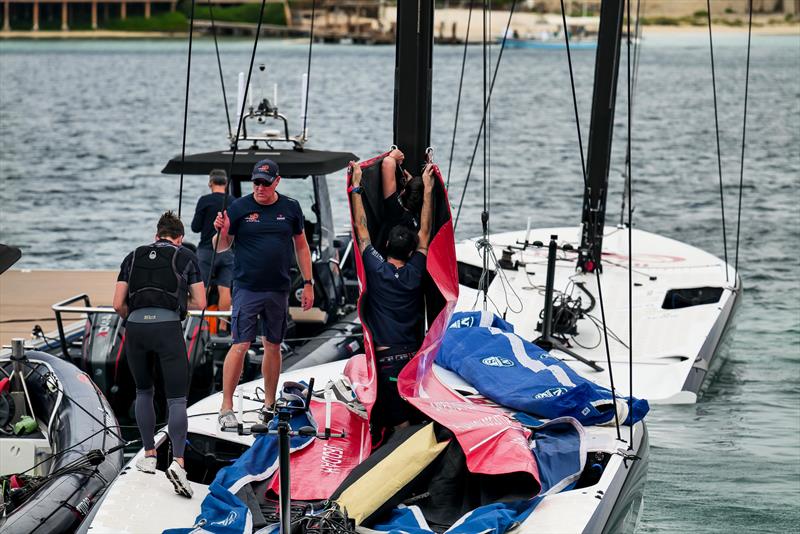 Alinghi  Red Bull Racing - AC40 - Day 66 - January 17, 2023 - Jeddah photo copyright Alex Carabi / America's Cup taken at Société Nautique de Genève and featuring the AC40 class