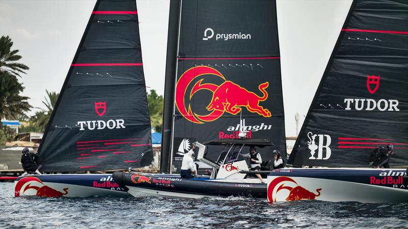 Alinghi  Red Bull Racing - AC40 - Day 66 - January 17, 2023 - Jeddah photo copyright Alex Carabi / America's Cup taken at Société Nautique de Genève and featuring the AC40 class