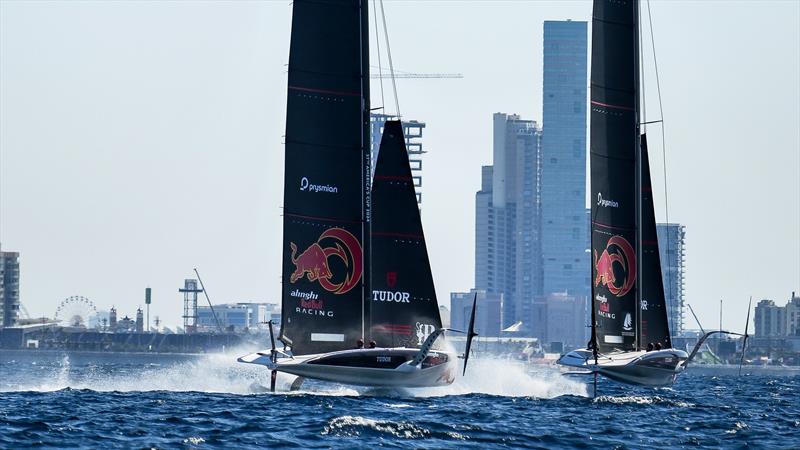 Alinghi  Red Bull Racing - AC40 - Day 67 - January 18, 2023 - Jeddah - photo © Alex Carabi / America's Cup