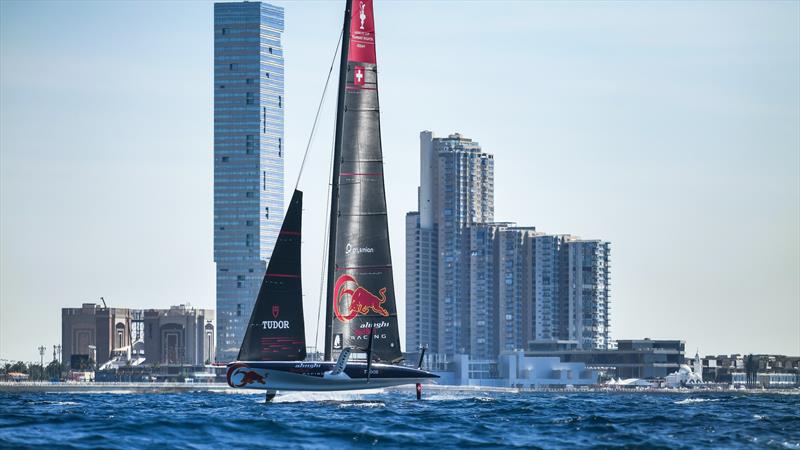 Alinghi  Red Bull Racing - AC40 - Day 67 - January 18, 2023 - Jeddah - photo © Alex Carabi / America's Cup