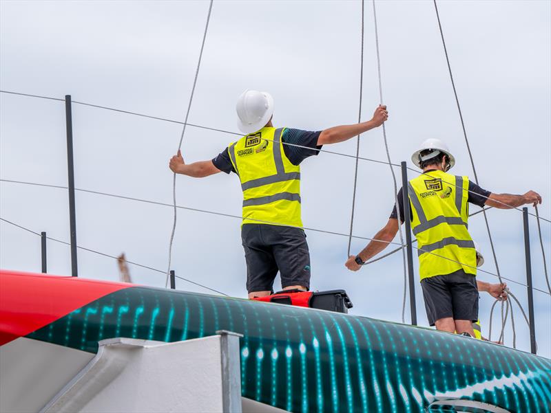 Emirates Team New Zealand - LEQ12 Prototype -  January 2024 - Auckland - photo © Emirates Team New Zealand