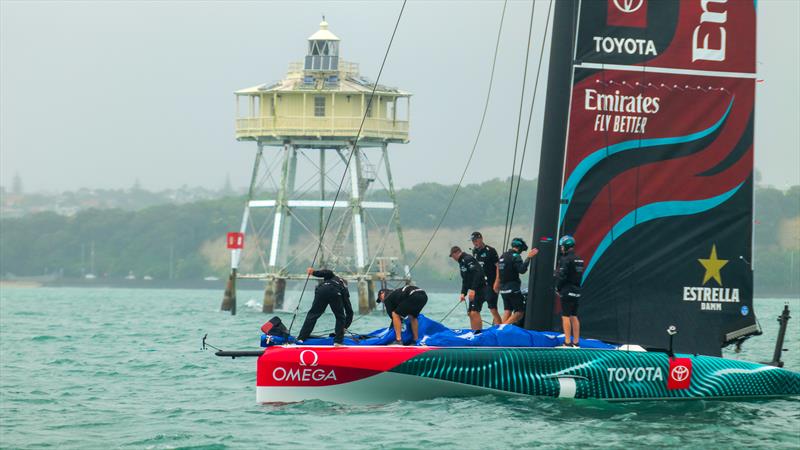 Emirates Team New Zealand - LEQ12 Prototype -  Day 56, January 19, 2024 - Auckland - photo © Emirates Team New Zealand