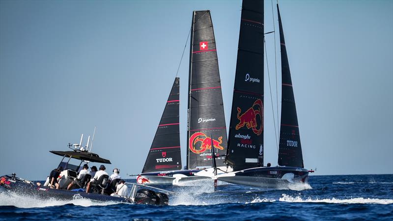 Alinghi Red Bull Racing - AC40 - Day 68 - January 19, 2023 - Jeddah - photo © Alex Carabi / America's Cup