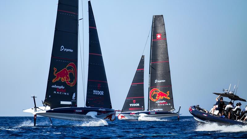 Alinghi Red Bull Racing - AC40 - Day 68 - January 19, 2023 - Jeddah - photo © Alex Carabi / America's Cup