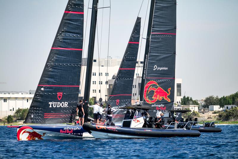 Alinghi  Red Bull Racing - AC40 - Day 69 - January 20, 2023 - Jeddah photo copyright Alex Carabi / America's Cup taken at Société Nautique de Genève and featuring the AC40 class