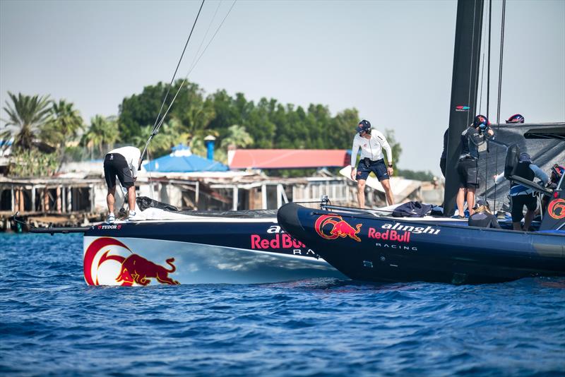 Alinghi  Red Bull Racing - AC40 - Day 69 - January 20, 2023 - Jeddah photo copyright Alex Carabi / America's Cup taken at Société Nautique de Genève and featuring the AC40 class