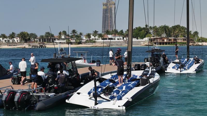 Alinghi Red Bull Racing - AC40 - Day 70 - January 21, 2023 - Jeddah - photo © Alex Carabi / America's Cup