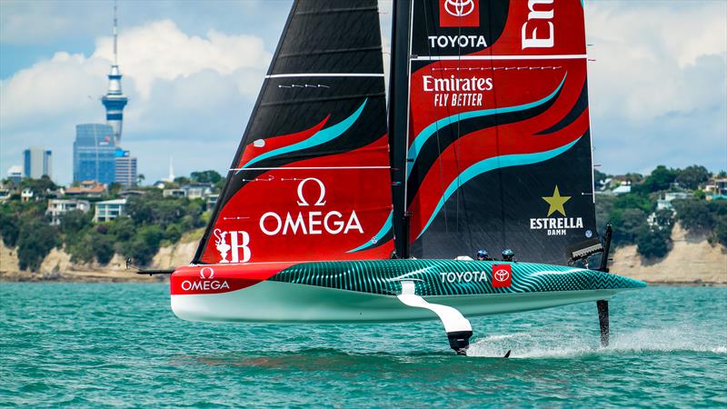 Emirates Team New Zealand - LEQ12 Prototype - Day 57, January 22, 2024 - Auckland - photo © Sam Thom / America's Cup