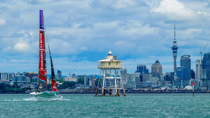 Emirates Team New Zealand - LEQ12 Prototype - Day 57, January 22, 2024 - Auckland - photo © Sam Thom / America's Cup