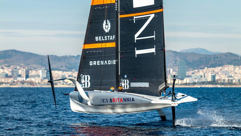 INEOS Britannia - AC40's - Day 22 - January 22, 2024 - Barcelona - photo © Paul Todd/America's Cup