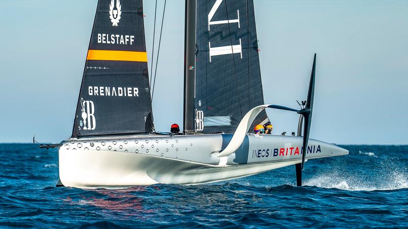 INEOS Britannia - AC40's - Day 22 - January 22, 2024 - Barcelona - photo © Paul Todd/America's Cup