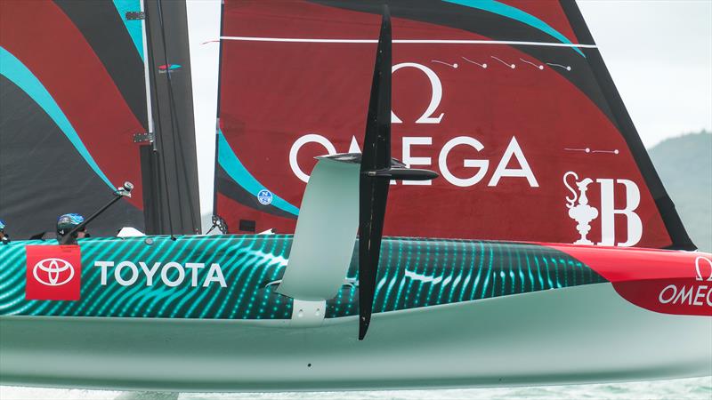 Emirates Team New Zealand - LEQ12 Prototype -  Day 58, January 24, 2024 - Auckland photo copyright Sam Thom / America's Cup taken at Royal New Zealand Yacht Squadron and featuring the AC40 class