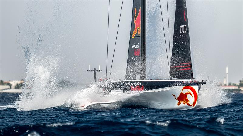 Alinghi  Red Bull Racing - AC40 - Day 72 - January 24, 2023 - Jeddah photo copyright Alex Carabi / America's Cup taken at Société Nautique de Genève and featuring the AC40 class