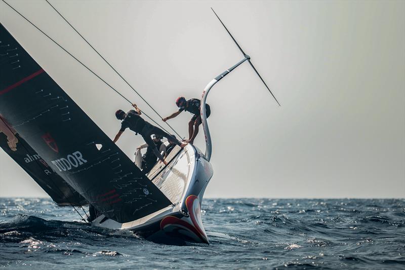 Alinghi  Red Bull Racing - AC40 - Day 72 - January 24, 2023 - Jeddah photo copyright Alex Carabi / America's Cup taken at Société Nautique de Genève and featuring the AC40 class