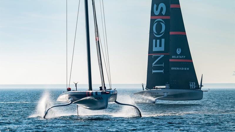 INEOS Britannia - AC40's - Day 24 - January 25, 2024 - Barcelona - photo © Paul Todd/America's Cup