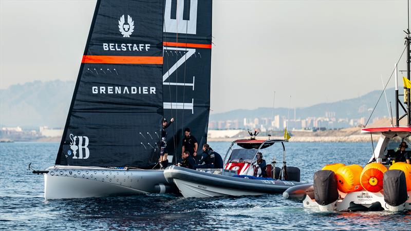 INEOS Britannia - AC40 - Day 25 - January 26, 2024 - Barcelona - photo © Paul Todd/America's Cup