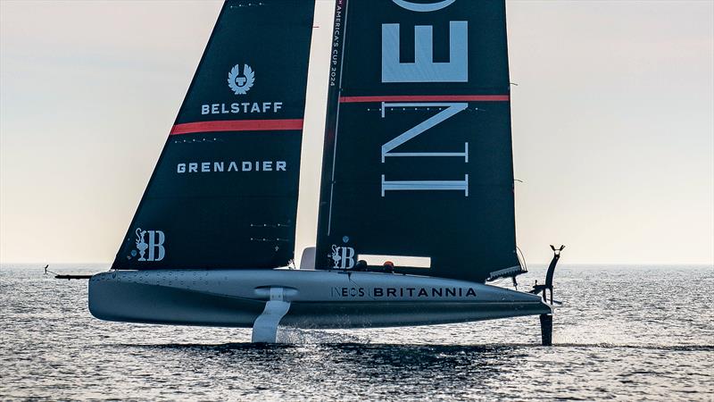 INEOS Britannia - AC40 - Day 25 - January 26, 2024 - Barcelona - photo © Paul Todd/America's Cup