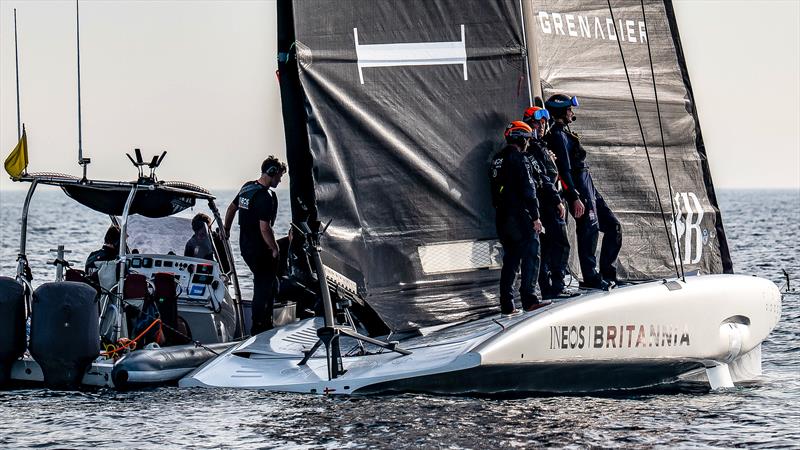 INEOS Britannia - AC40 - Day 25 - January 26, 2024 - Barcelona - photo © Paul Todd/America's Cup