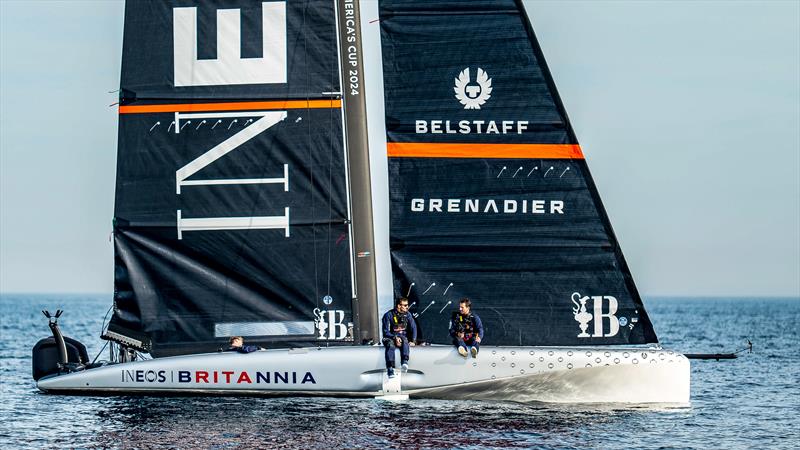 INEOS Britannia - AC40 - Day 25 - January 26, 2024 - Barcelona - photo © Paul Todd/America's Cup