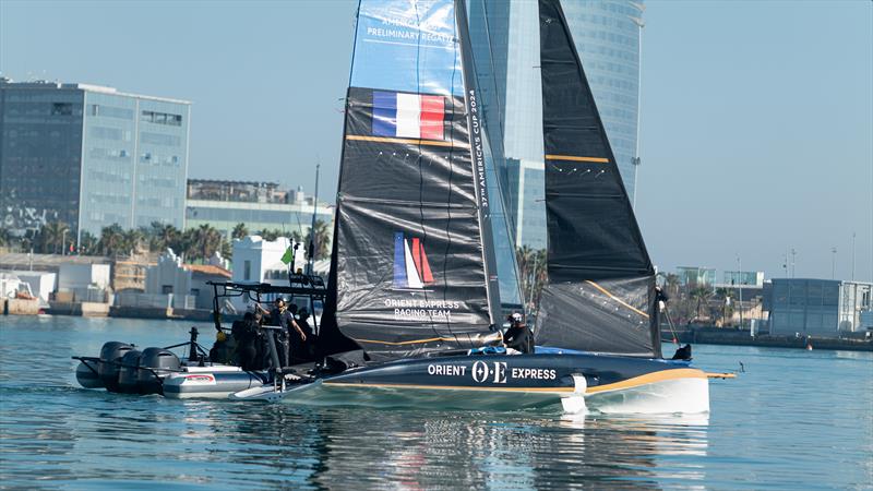 Orient Express Racing Team - AC40 - Day 22 - January 25, 2024 - Barcelona - photo © Job Vermeulen / America's Cup