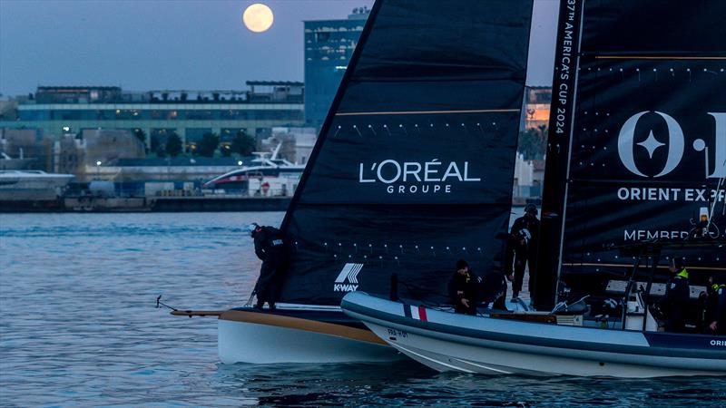 Orient Express Racing Team - AC40 - Day 22 - January 25, 2024 - Barcelona photo copyright Job Vermeulen / America's Cup taken at Yacht Club de France and featuring the AC40 class