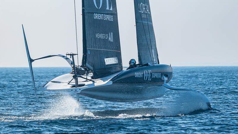 Orient Express Racing Team - AC40 - Day 22 - January 25, 2024 - Barcelona photo copyright Job Vermeulen / America's Cup taken at Yacht Club de France and featuring the AC40 class