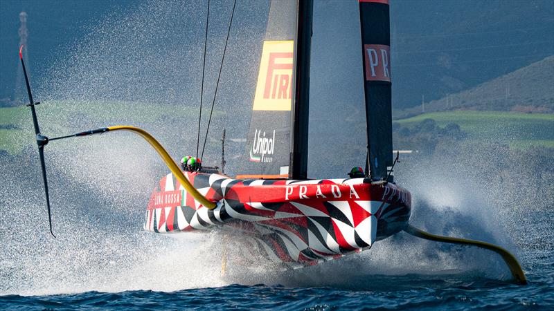 Luna Rossa Prada Pirelli - LEQ12 - Day 115 - January 29, 2024 - Cagliari photo copyright Ivo Rovira / America's Cup taken at Circolo della Vela Sicilia and featuring the AC40 class