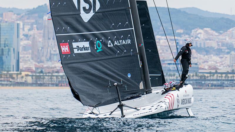 American Magic - AC40 - Day 82 - January 29, 2024 - Barcelona photo copyright Ugo Fonolla / America's Cup taken at Royal Yacht Squadron and featuring the AC40 class