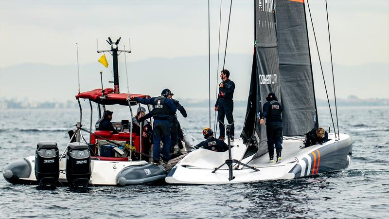 INEOS Britannia - AC40 - Day 26 - January 29, 2024 - Barcelona - photo © Paul Todd/America's Cup