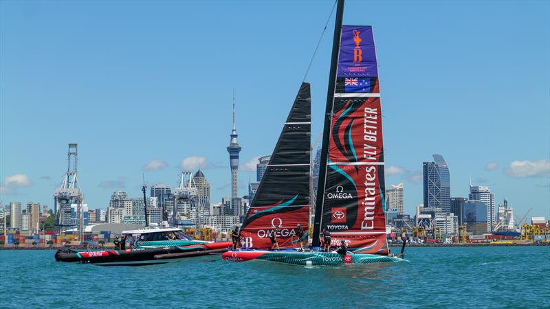 Emirates Team New Zealand - LEQ12 Prototype -  Day 60, January 30, 2024 - Auckland - photo © Sam Thom / America's Cup