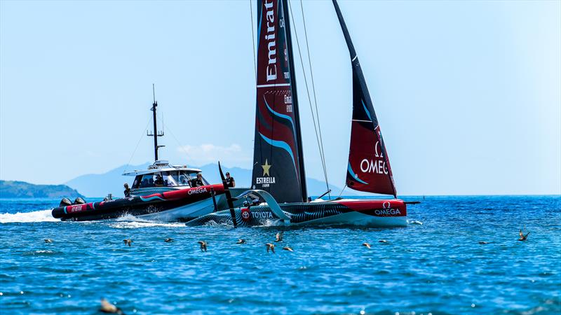 Emirates Team New Zealand - LEQ12 Prototype -  Day 60, January 30, 2024 - Auckland - photo © Sam Thom / America's Cup