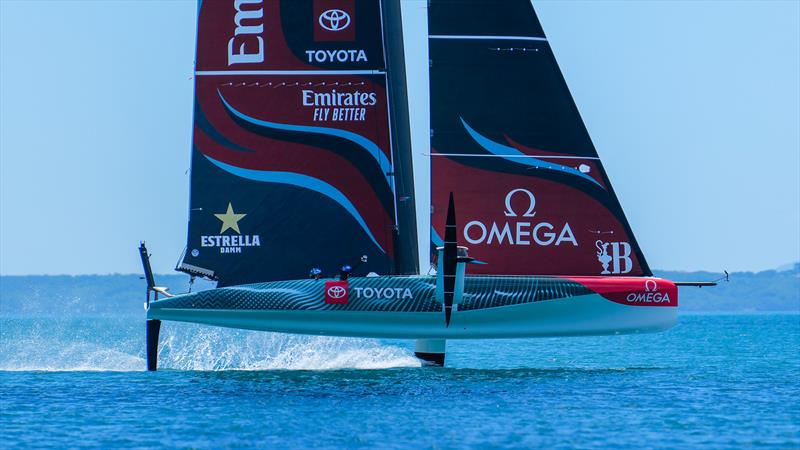 Emirates Team New Zealand - LEQ12 Prototype -  Day 60, January 30, 2024 - Auckland - photo © Sam Thom / America's Cup