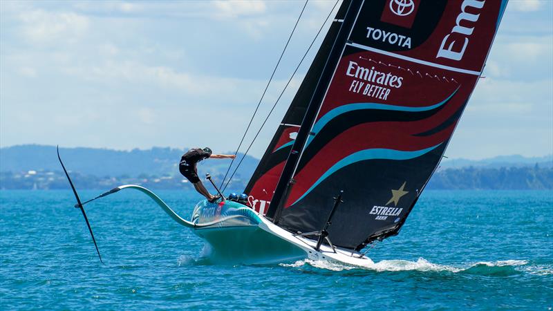 Emirates Team New Zealand - LEQ12 Prototype -  Day 60, January 30, 2024 - Auckland - photo © Sam Thom / America's Cup