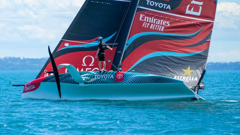 Emirates Team New Zealand - LEQ12 Prototype -  Day 60, January 30, 2024 - Auckland - photo © Sam Thom / America's Cup