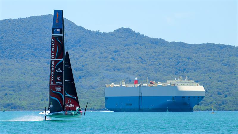 Emirates Team New Zealand - LEQ12 Prototype -  Day 60, January 30, 2024 - Auckland - photo © Sam Thom / America's Cup