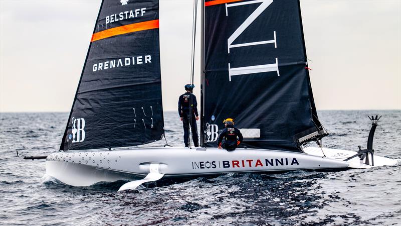 INEOS Britannia - AC40 - Day 27- January 30, 2024 - Barcelona - photo © Paul Todd/America's Cup