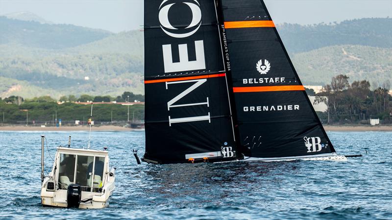 INEOS Britannia - AC40 - Day 27- January 30, 2024 - Barcelona - photo © Paul Todd/America's Cup